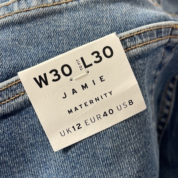 Topshop Maternity Jamie High Waisted Skinny Jeans - Picture 7 of 8